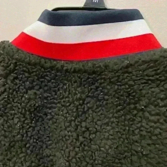 [TOMMYHILFIGER]Sherpa Zip Up Vest SzM - Picture 7 of 7